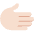 Rightwards Hand Light Skin Tone Emoji from Twemoji Set