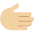 Rightwards Hand Medium Light Skin Tone Emoji from Twemoji Set