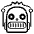 Robot Emoji from EmojiTwo Black Set