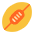 Rugby Football Flat Emoji from Fluent Emoji Flat Set