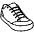 Running Shoe Emoji from EmojiTwo Black Set