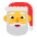 Santa Claus Flat Default Emoji from Fluent Emoji Flat Set