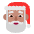 Santa Claus Flat Medium Emoji from Fluent Emoji Flat Set