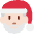 Santa Claus Light Skin Tone Emoji from Twemoji Set