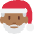 Santa Claus Medium Dark Skin Tone Emoji from Twemoji Set