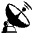 Satellite Antenna Emoji from EmojiTwo Black Set