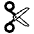 Scissors Emoji from EmojiTwo Black Set