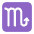 Scorpio Flat Emoji from Fluent Emoji Flat Set