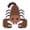 Scorpion Flat Emoji from Fluent Emoji Flat Set