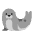 Seal Flat Emoji from Fluent Emoji Flat Set
