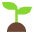Seedling Flat Emoji from Fluent Emoji Flat Set