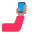 Selfie Flat Medium Emoji from Fluent Emoji Flat Set