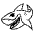 Shark Emoji from EmojiTwo Black Set
