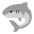 Shark Flat Emoji from Fluent Emoji Flat Set