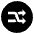 Shuffle Tracks Button Emoji from EmojiTwo Black Set