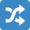 Shuffle Tracks Button Emoji from Twemoji Set