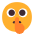 Shushing Face Flat Emoji from Fluent Emoji Flat Set
