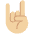 Sign Of The Horns Medium Light Skin Tone Emoji from Twemoji Set