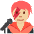 Singer Medium Light Skin Tone Emoji from Twemoji Set