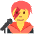 Singer Emoji from Twemoji Set