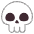 Skull Flat Emoji from Fluent Emoji Flat Set