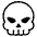 Skull Emoji from EmojiTwo Black Set