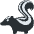 Skunk Emoji from Twemoji Set