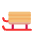 Sled Flat Emoji from Fluent Emoji Flat Set