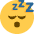 Sleeping Face Emoji from Twemoji Set