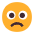 Slightly Frowning Face Flat Emoji from Fluent Emoji Flat Set