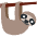 Sloth Emoji from Twemoji Set