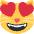 Smiling Cat With Heart Eyes Emoji from Twemoji Set
