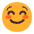 Smiling Face Flat Emoji from Fluent Emoji Flat Set