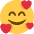 Smiling Face With Hearts Emoji from Twemoji Set