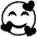 Smiling Face With Hearts Emoji from EmojiTwo Black Set