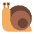 Snail Flat Emoji from Fluent Emoji Flat Set