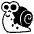Snail Emoji from EmojiTwo Black Set