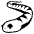 Snake Emoji from EmojiTwo Black Set