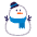 Snowman Without Snow Flat Emoji from Fluent Emoji Flat Set