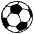 Soccer Ball Emoji from EmojiTwo Black Set