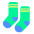 Socks Flat Emoji from Fluent Emoji Flat Set