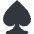 Spade Suit Emoji from Twemoji Set