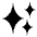 Sparkles Emoji from EmojiTwo Black Set