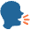 Speaking Head Emoji from Twemoji Set