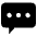 Speech Balloon Emoji from EmojiTwo Black Set