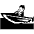 Speedboat Emoji from EmojiTwo Black Set