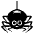 Spider Emoji from EmojiTwo Black Set