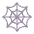 Spider Web Flat Emoji from Fluent Emoji Flat Set