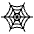 Spider Web Emoji from EmojiTwo Black Set
