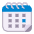 Spiral Calendar Flat Emoji from Fluent Emoji Flat Set